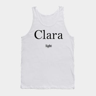 Clara Name meaning Tank Top